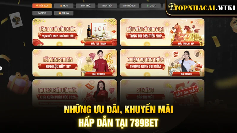 Những ưu đãi, khuyến mãi hấp dẫn tại nhà cái