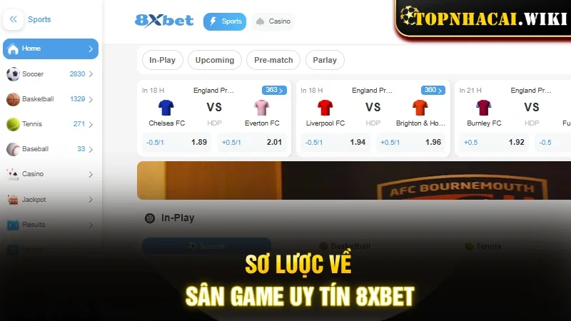 Sơ lược về sân game giải trí uy tín 8XBet