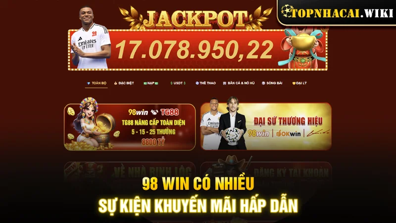 Trang cá cược có nhiều sự kiện khuyến mãi hấp dẫn