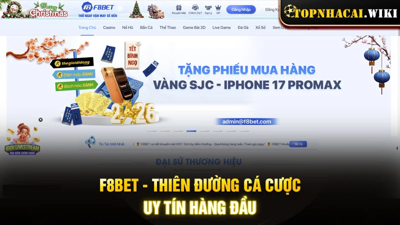 F8BET - Thiên đường cá cược uy tín hàng đầu