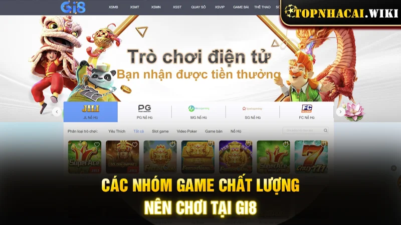 Các nhóm game chất lượng nên chơi tại sàn cược