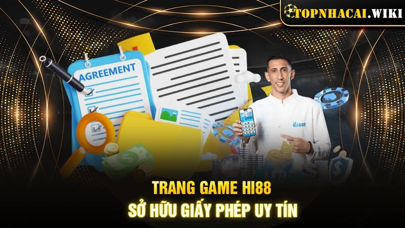 Trang game sở hữu giấy phép uy tín