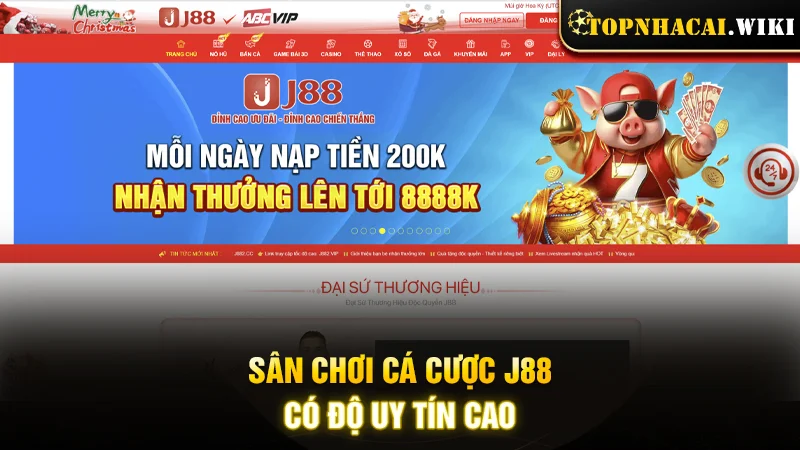 Sân chơi cá cược J88 có độ uy tín cao