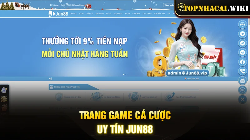 Trang game cá cược uy tín Jun88