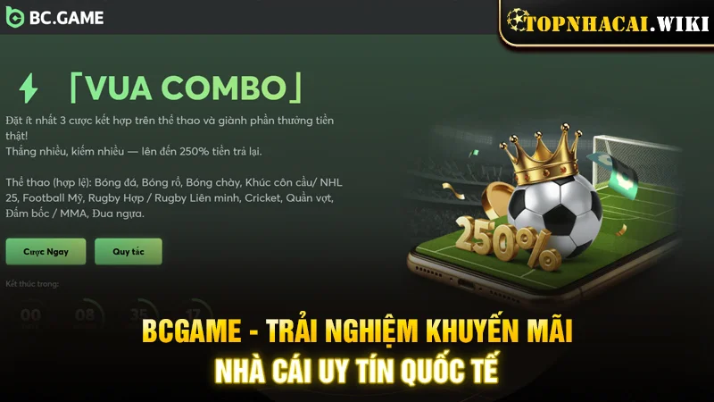 BCGAME - Trải nghiệm khuyến mãi nhà cái uy tín quốc tế