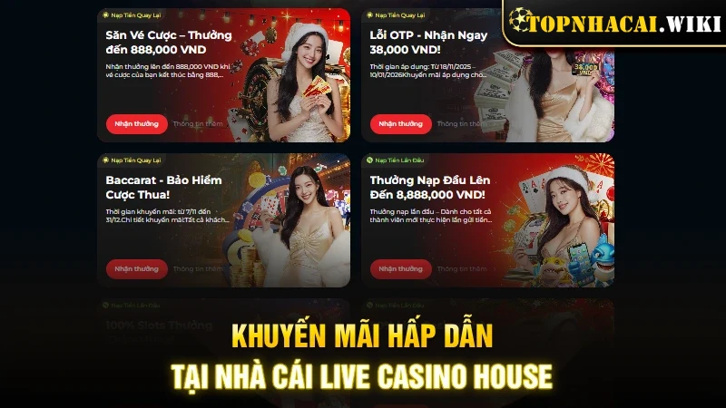 Khuyến mãi hấp dẫn tại trang game