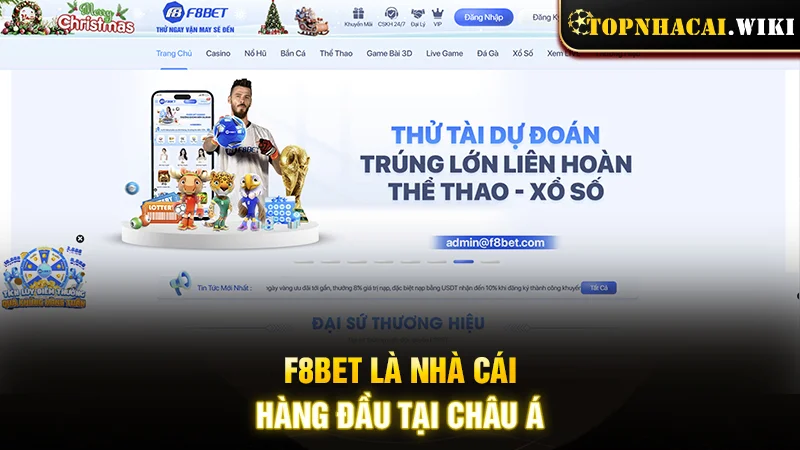 F8BET là nhà cái hàng đầu tại châu Á