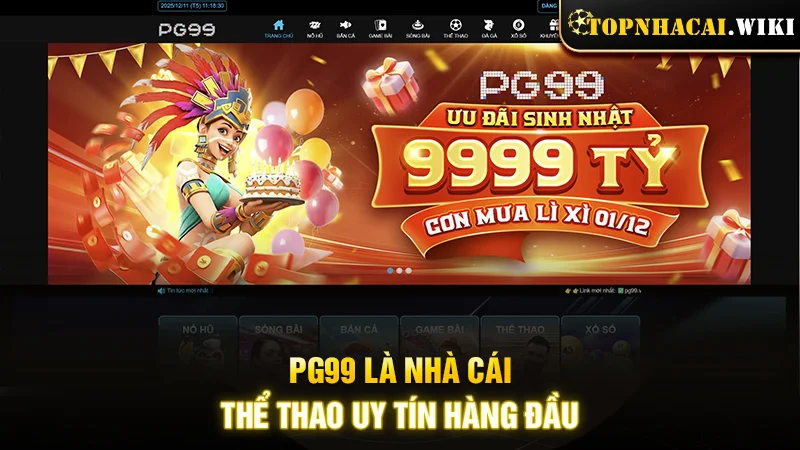 PG99 là nhà cái thể thao uy tín hàng đầu