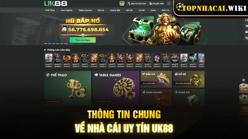 Tổng hợp thông tin về nhà cái uy tín UK88