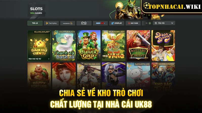 Chia sẻ về trò chơi chất lượng tại nhà cái UK88