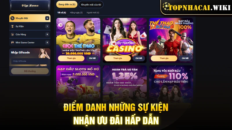 Điểm danh những sự kiện nhận ưu đãi hấp dẫn