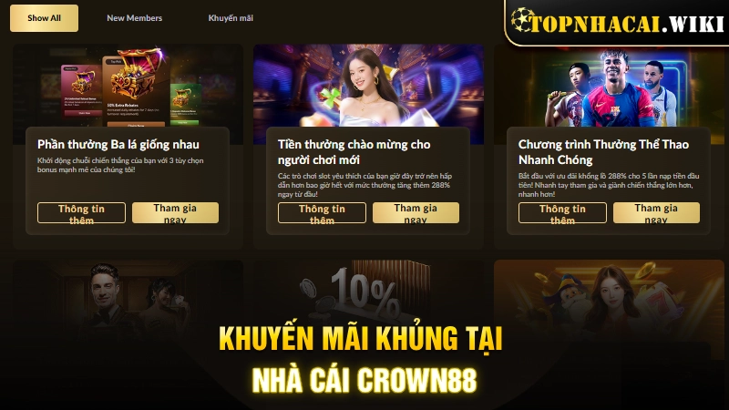crown88-khuyen-mai-danh-tang-nguoi-choi