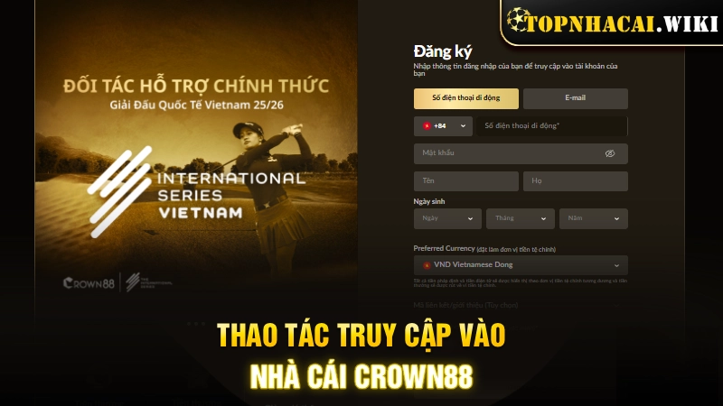 crown88-thao-tac-truy-cap-nha-cai