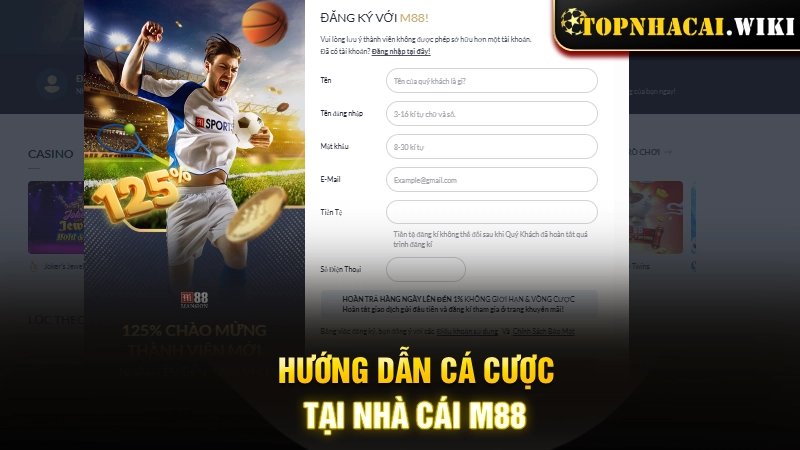 Thao tác giúp tân binh khám phá nhà cược