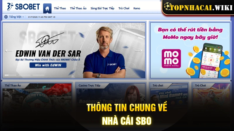 Thông tin chung về nhà cái SBOBET