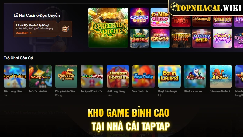 Nhóm game chất lượng tại nhà cược uy tín